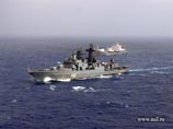 Большой противолодочный корабль (БПК) "Маршал Шапошников" освободил судно "Московский университет", захваченное накануне сомалийскими пиратами