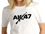 Футболки с надписью АК-47 пользуются популярностью среди молодежи. Правда, это объясняется тем, что именно такое название себе выбрал известный рэп-коллектив