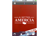     I'm with Mitt ("  ")      "",    "A Better America".       ,  " "
