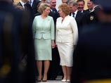 Светлана Медведева и Людмила Путина, 7 мая 2012 года
