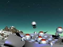 Шарообразные марсоходы, рисунок с сайта Space.com Шарообразные марсоходы, рисунок с сайта Space.com