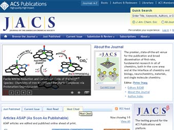    -  Journal of the American Chemical Society