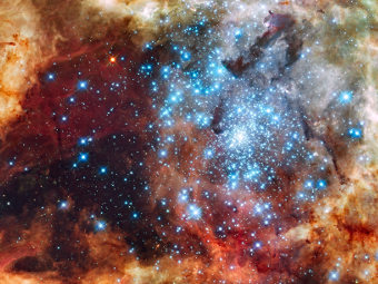  R136.  NASA/ESA