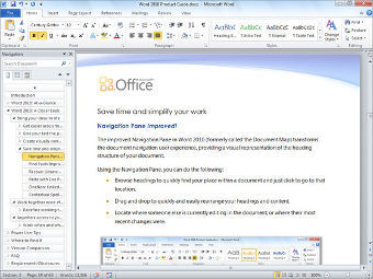  Word 2010.  - Microsoft