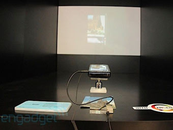 Samsung Galaxy Beam.  Engadget