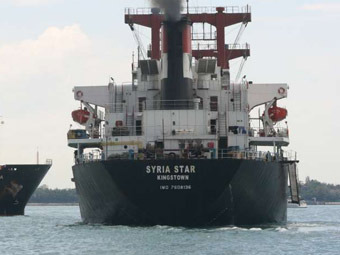 Судно "Сирия Стар". Фото пользователя Richard Matterson с сайта shipspotting.com