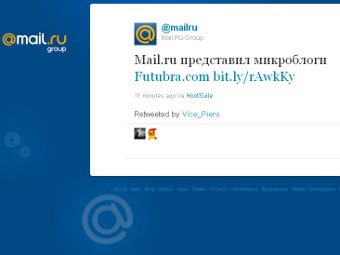    Twitter- @mailru