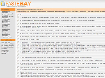   Pastebay   ,    ynetnews.com