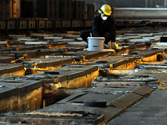 Kombinat Aluminijuma Podgorica.  RFE/RL