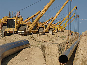 Строительство Nabucco. Фото с сайта nabucco-pipeline.com