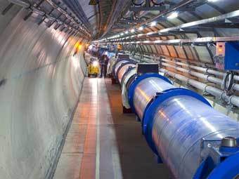 Туннель Большого адронного коллайдера. Фото с сайта CERN