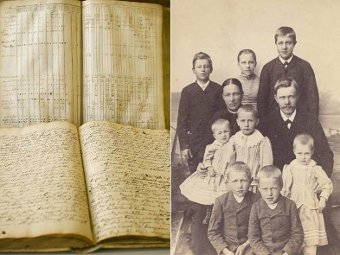 Церковные книги, содержащие информацию о жизни 5923 финских крестьян. Фото Virpi Lummaa