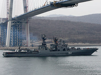 Большой противолодочный корабль "Адмирал Трибуц". Фото РИА Новости, Виталий Аньков