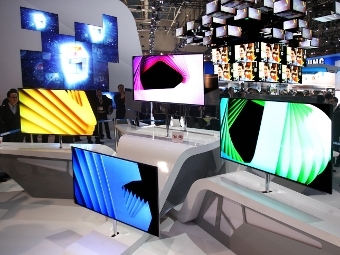55-дюймовые OLED-телевизоры Samsung, фото с сайта компании