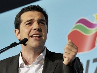 Лидер коалиции "Сириза" Алексис Ципрас. Фото ©AFP