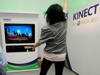 Жестовое управление в Xbox 360, фото с сайта Microsoft