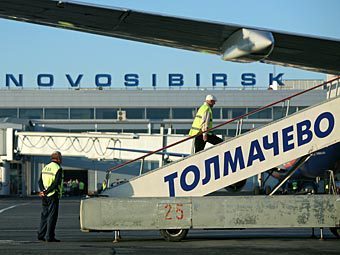 Новосибирский аэропорт "Толмачево". Фото РИА Новости, Александр Кряжев