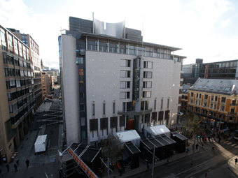 Здание суда в Осло, в котором идет процесс над Андерсом Брейвиком. Фото Reuters