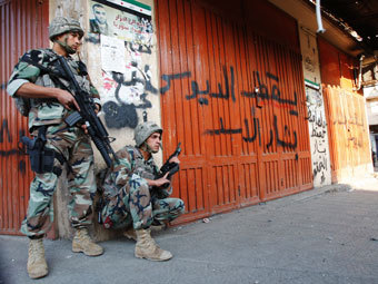 Ливанские военнослужащие в Триполи. Фото Reuters