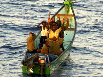 Сомалийские пираты. Фото Reuters