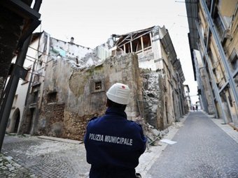 Последствия одного из землетрясений в Италии. Фото ©AFP