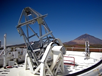 Общий вид телескопа "GREGOR" Фото Kiepenheuer Institute for Solar Physics
