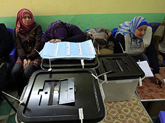 Голосование на выборах в Египте. Фото ©AFP