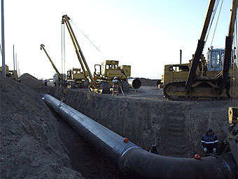 Газопровод "Газпрома". Фото пресс-службы компании