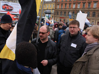 "Марш против этнобандитизма" в Санкт-Петербурге, декабрь 2011 года. Фото с официальной страницы мероприятия "ВКонтакте"