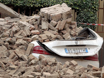 Последствия землетрясения в Италии. Фото Reuters