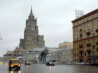 Вид на здание МИД РФ. Фото "Ленты.ру"