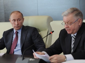 Владимир Путин и Константин Ромодановский. Фото РИА Новости, Яна Лапикова