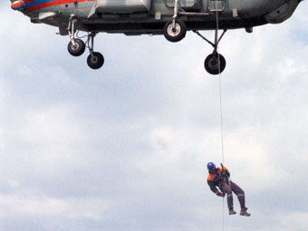 Пожарный десантник. Фото пресс-службы МЧС России