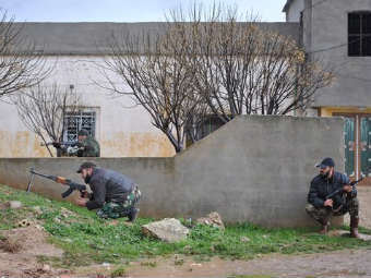 Солдаты сирийской армии. Фото ©AP