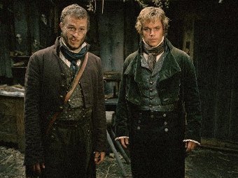 Хит Леджер и Мэтт Дэймон в фильме "Братья Гримм"