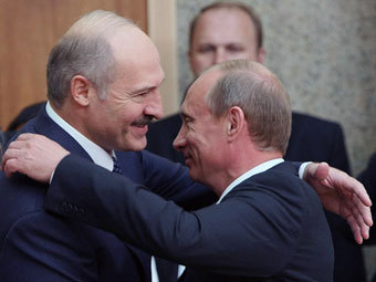 Александо Лукашенко и Владимир Путин. Фото ©AFP