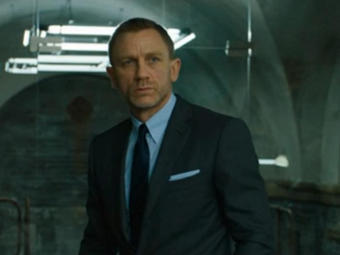Дэниэл Крейг в фильме "007: Координаты 'Скайфолл'"