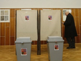 Действующий президент Чехии голосует на выборах. Фото: ©AFP